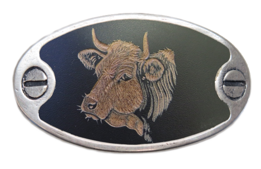 Casbelt Schnitzschnalle Kuh S (10900-40.123.121.2)