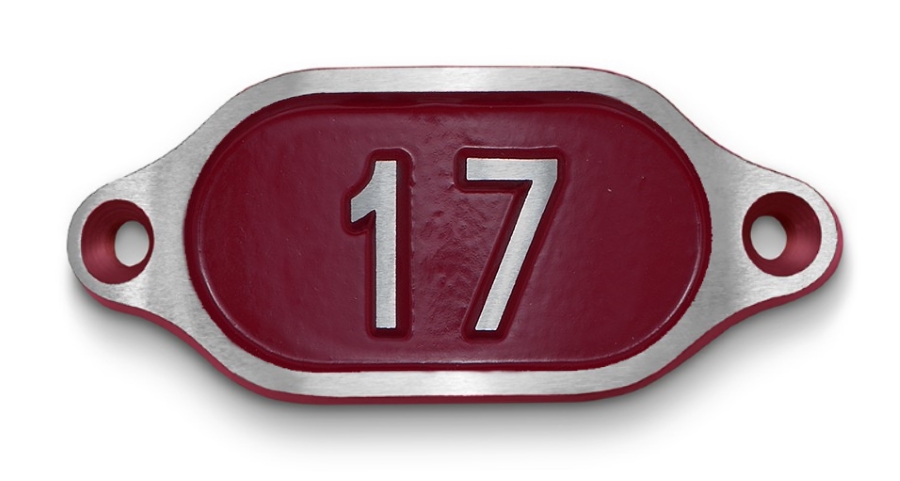 Schnalle Alabama mit Nummer (10900-40.81H)