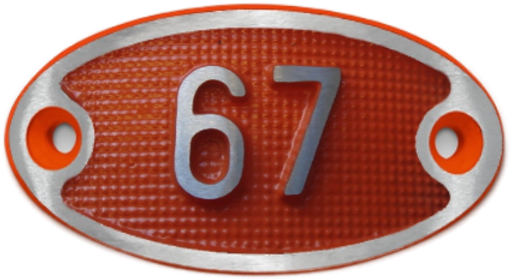 Schnalle Nevada mit Nummer (10900-40.81F)