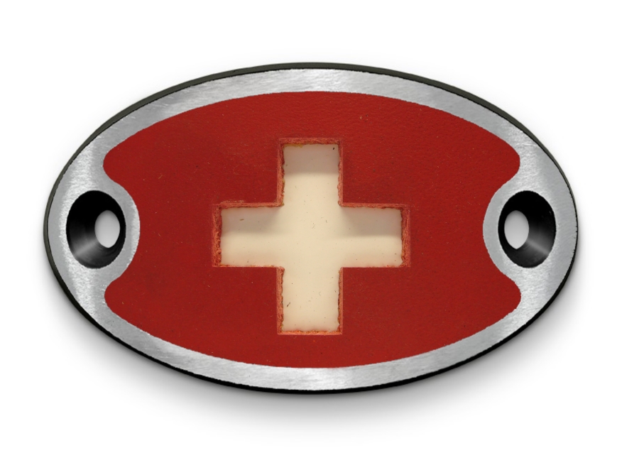 Schnalle Swiss Rot (10900-40.81SW.10)