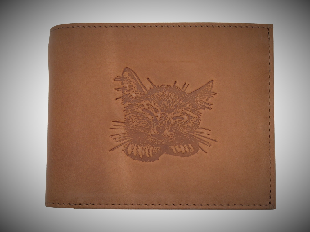 Geldbörse Branding Katze