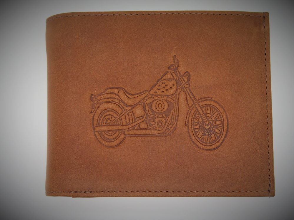 Geldbörse Branding Motorrad