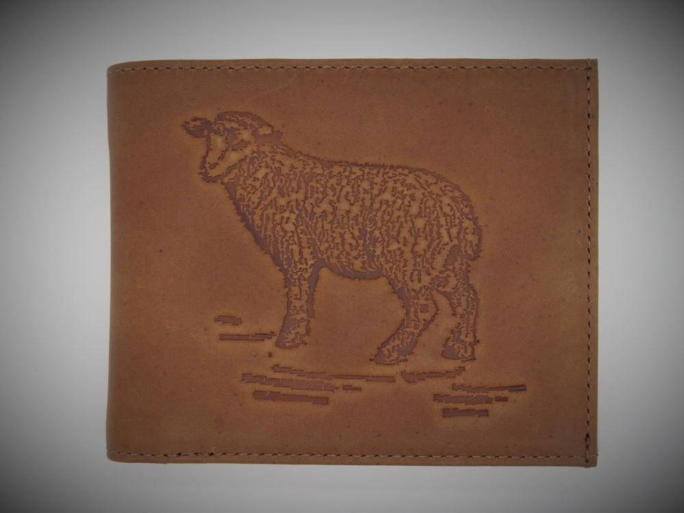 Geldbörse Branding Schaf