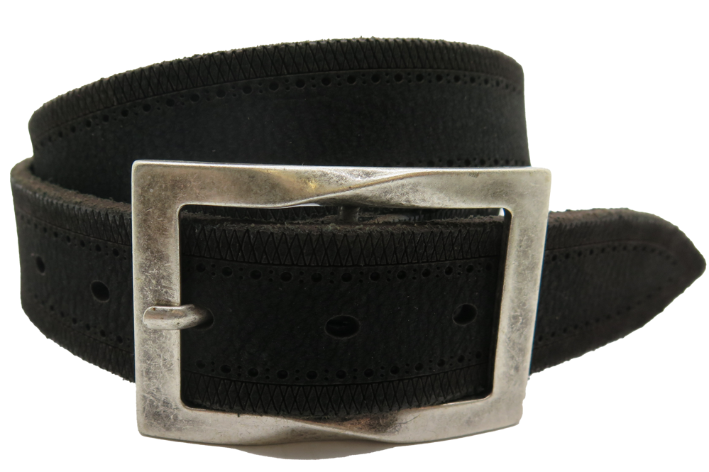 Ledergurt Bernina 40mm Schwarz