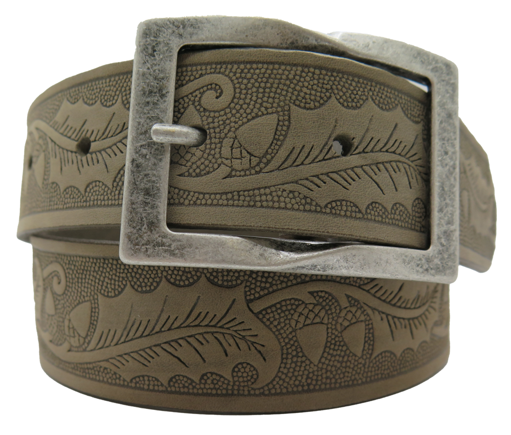 Ledergurt Branding Eichel 40mm