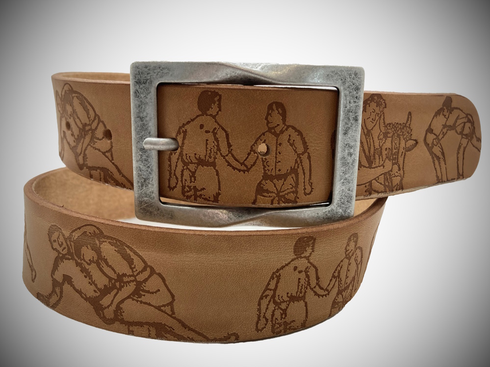 Ledergurt Branding Jungschwinger 40mm