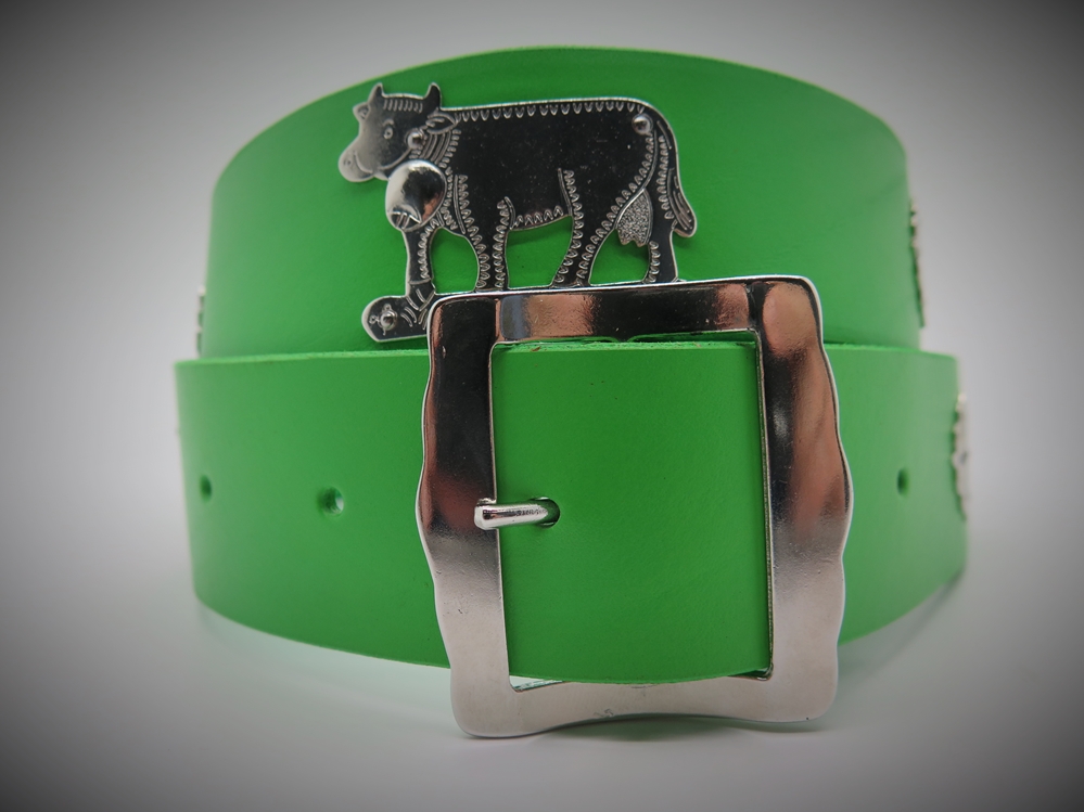 Ledergurt Emmental Neon GN 40mm