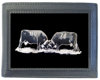 Geldbörse Kuhkampf geschnitzt (19736.500.42)