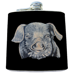 Flachmann Sau gechnitzt (91050.105)