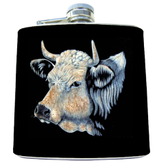 Flachmann Simmentalerkuhkopf (91050.2)