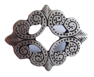 Beschlag zum Nieten Rose (98410-35.R)