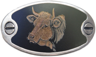 Casbelt Schnitzschnalle Kuh S (10900-40.123.121.2)