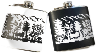 Flachmann Druck Alpen (91050DK-11)