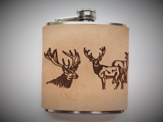 Flachmann Hirsch Natur (91050LHIR.0)