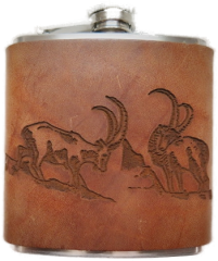 Flachmann Steinbock Rotbraun (91050LSTB.20)