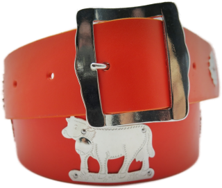 Ledergurt Emmental Neon GN 40mm  (11000N/121-40)