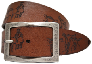 Ledergurt Ziege 40mm Cognac (11014/72-40.42)