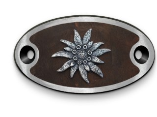 Schnalle EDW P Rotbraun (10900-40.81EDW.20)