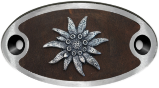 Schnalle EDW P Rotbraun (10900-40.81EDW.20)