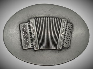 Schnalle Örgeli  Altsilber 40mm (10900-40.161AS)