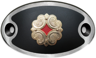 Schnalle Roses Lady MS Schwarz (10900-40.81RML)