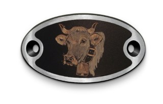 Schnitzschnalle Kuh Braunvieh  (10900-40.81M.10)