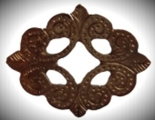 Beschlag zum Nieten Rose