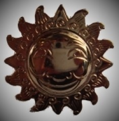 Beschlag zum Nieten Sonne