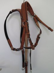 Brustgeschirr Natur-Abgetönt