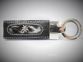 Fellschlüsselanhänger Strubeli WL8-006 Edelweiss