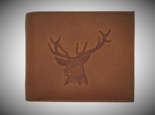 Geldbörse Branding Hirschkopf