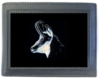 Geldbörse Gemse geschnitzt