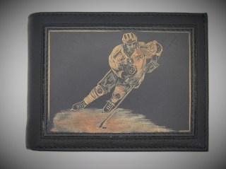 Geldbörse Geschnitzt Kundenvorgabe