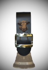 Glocke Roulin Kuh KL-Geschnitzt 