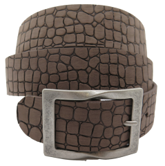 Ledergurt Branding Kroko 40mm