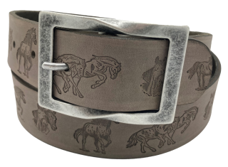 Ledergurt Branding Pferd 40mm