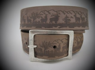 Ledergurt Branding Swisswild 40mm