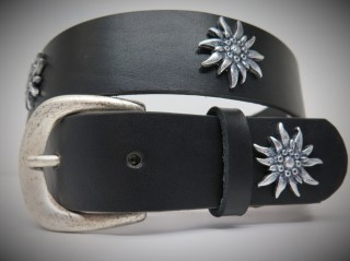 Ledergurt  Edelweiss 35mm 