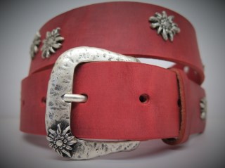 Ledergurt   Edelweiss Due 40mm 