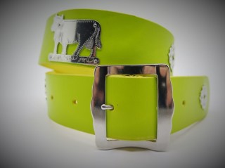 Ledergurt Emmental Neon GN 40mm 