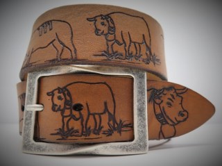 Ledergurt Eringer 40mm T-Natur