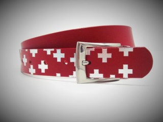 Ledergurt  Swiss 35mm