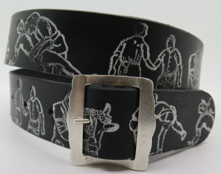 Ledergurt Trach Schwinger 40mm