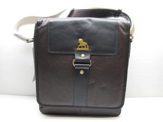 Seitentasche Braun/Schwarz