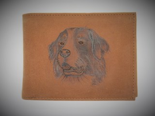 SEWL-19 Hand-Gebrannt Hundekopf