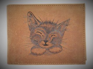 SEWL-19 Hand-Gebrannt Katzenkopf