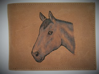 SEWL-19 Hand-Gebrannt Pferdekopf