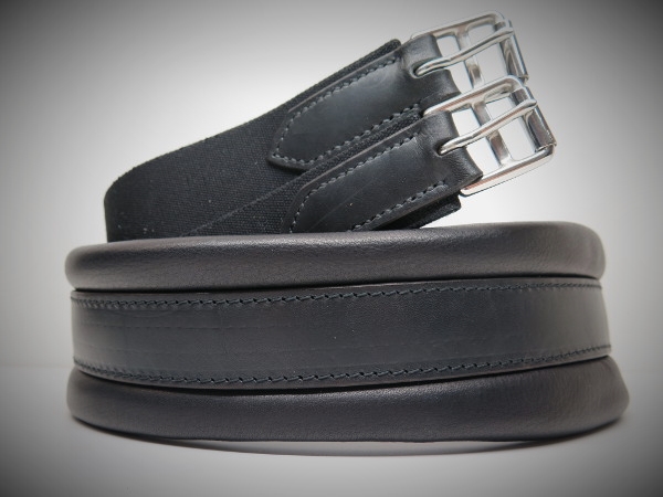 Sattelbauchgurt Schwarz