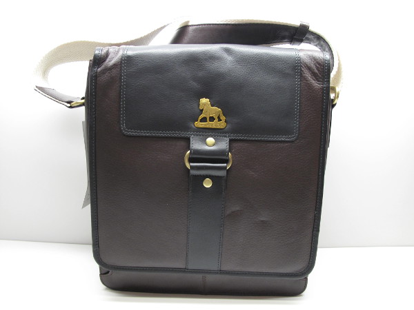 Seitentasche Braun/Schwarz