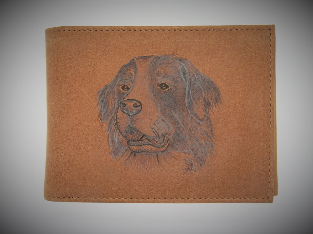 SEWL-19 Hand-Gebrannt Hundekopf